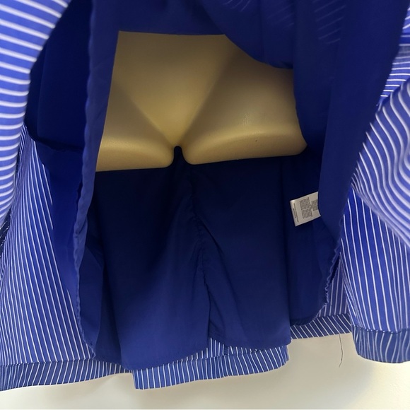 Molly Bracken Blue Pinstripe Mini Dress - Picture 8 of 11